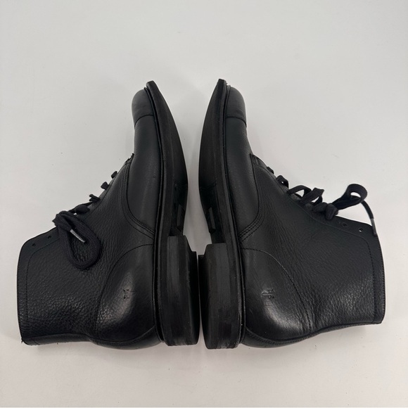 FRYE Black Leather Lace Up Boots Men’s Size 9.5 - Picture 5 of 6